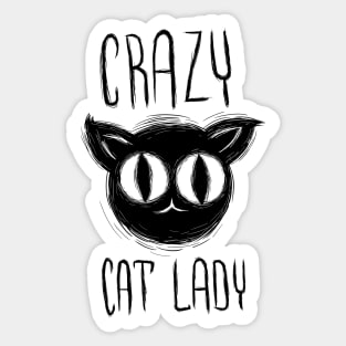 Crazy Cat Lady Sticker